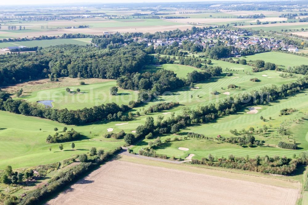 Aerial photograph Swisttal - Grounds of the Golf course at Golf Club Schloss Miel in the district Miel in Swisttal in the state North Rhine-Westphalia, Germany