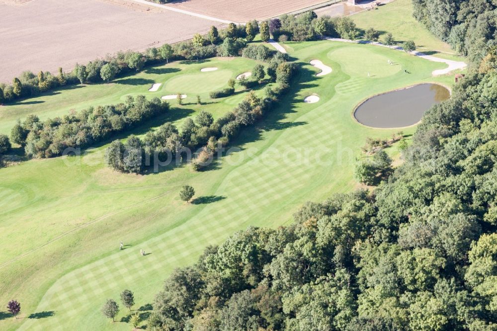 Swisttal from the bird's eye view: Grounds of the Golf course at Golf Club Schloss Miel in the district Miel in Swisttal in the state North Rhine-Westphalia, Germany