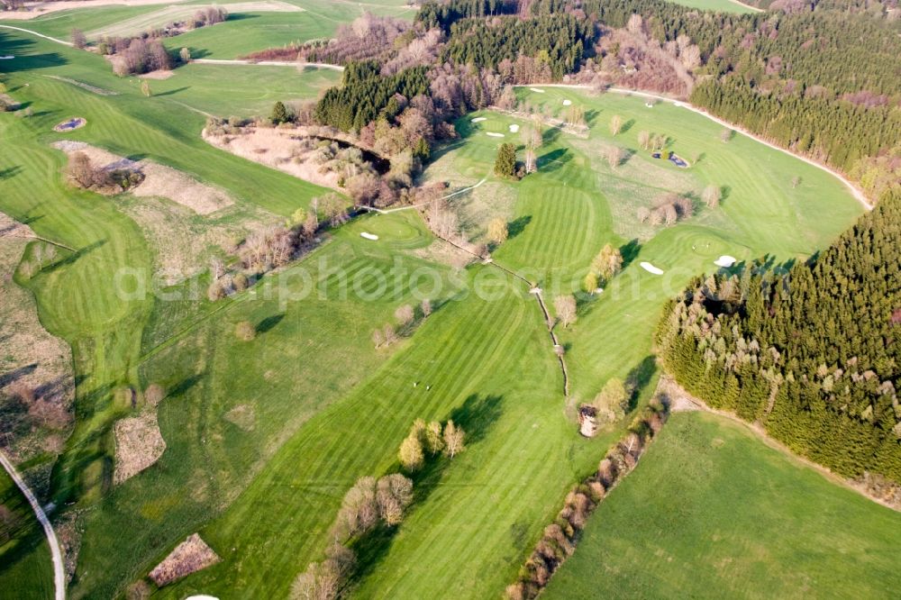 Aerial photograph Tutzing - Grounds of the Golf course at Golf-Club Tutzing in Tutzing in the state Bavaria, Germany