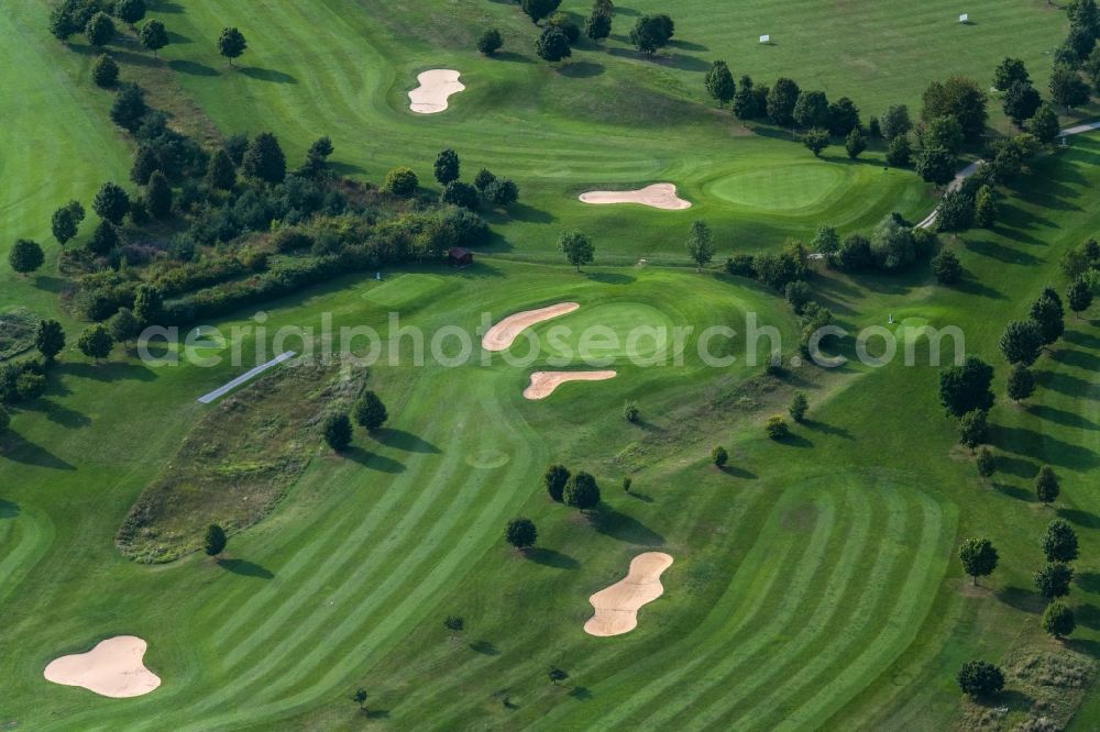 Aerial image Würzburg - Grounds of the Golf course at of Golf Club Wuerzburg e.V. in the district Heidingsfeld in Wuerzburg in the state Bavaria, Germany