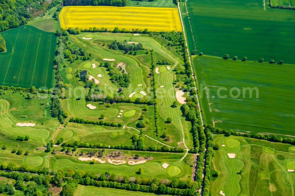 Brunstorf from the bird's eye view: Grounds of the Golf course at of Golf & Country Club Brunstorf on Bunofstrasse in Brunstorf in the state Schleswig-Holstein, Germany