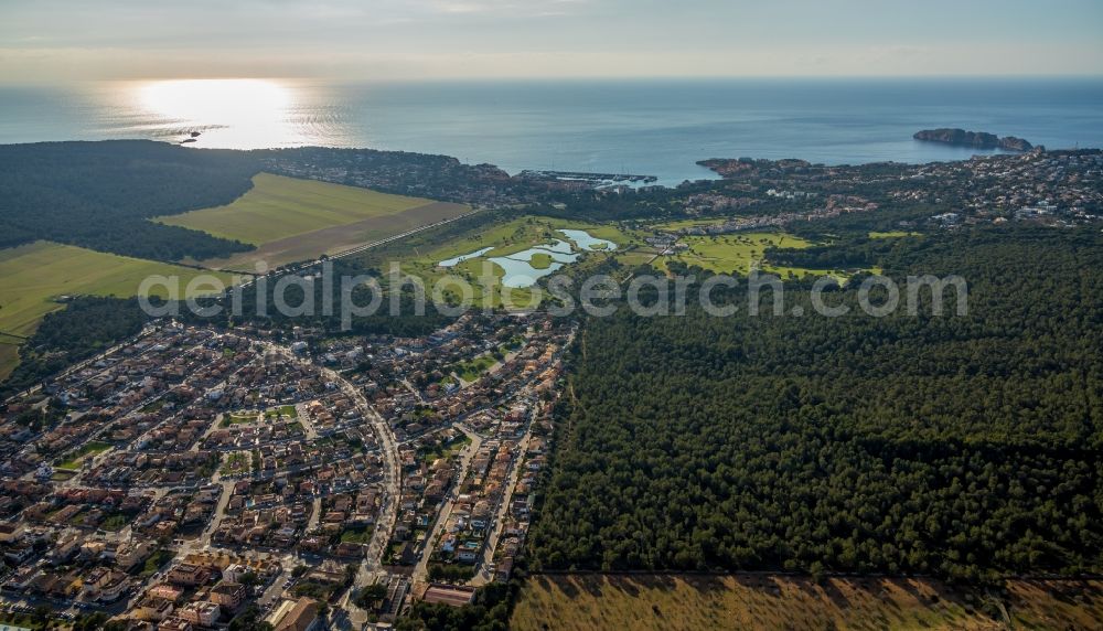 Aerial photograph Calvia - Grounds of the Golf course at Golf Santa Ponsa II in Calvia in Balearische Insel Mallorca, Spain