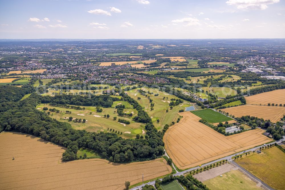 Aerial image Frohlinde - Grounds of the Golf course at Golfclub Castrop-Rauxel e.V. in Frohlinde in Frohlinde at Ruhrgebiet in the state North Rhine-Westphalia, Germany