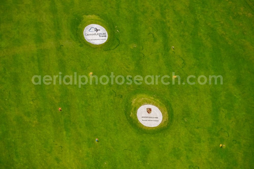 Aerial photograph Gevelsberg - Grounds of the Golf course at of Golfclub Gut Berge on Berkenberg in the district Heck in Gevelsberg in the state North Rhine-Westphalia, Germany