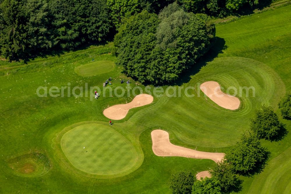 Aerial photograph Hamm - View of the golf course of the Golfclub Hamm Gut Drechen e.V. in the state North Rhine-Westphalia