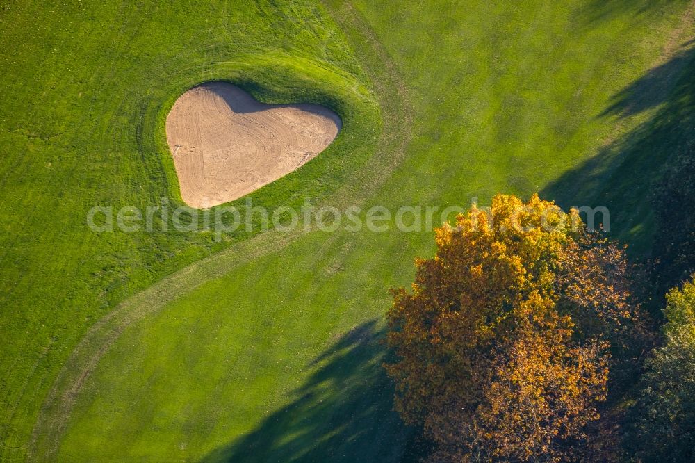 Arnsberg from above - Grounds of the Golf course at of Golfclub Sauerland e. V. in the district Herdringen in Arnsberg in the state North Rhine-Westphalia, Germany