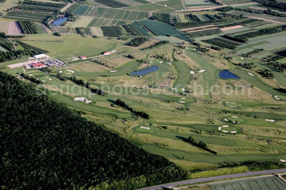 Appenweier from above - Grounds of the Golf course at Golfclub Urloffen in the district Zimmern in Appenweier in the state Baden-Wuerttemberg