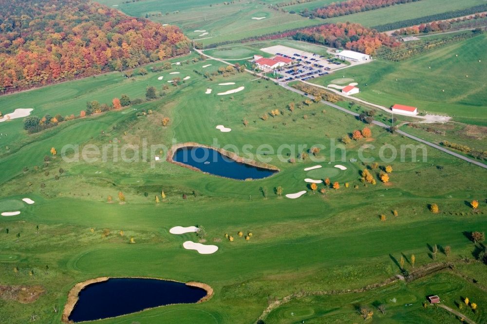 Aerial image Appenweier - Grounds of the Golf course at Golfclub Urloffen in the district Zimmern in Appenweier in the state Baden-Wuerttemberg