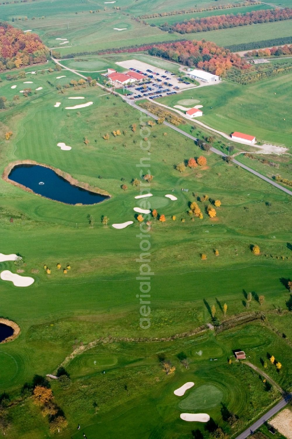 Aerial photograph Appenweier - Grounds of the Golf course at Golfclub Urloffen in the district Zimmern in Appenweier in the state Baden-Wuerttemberg