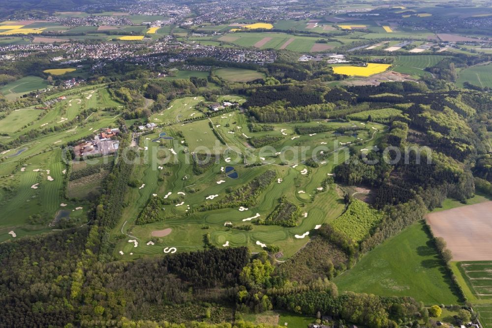 Fröndenberg/Ruhr from above - View onto the golf course of the golf club Gut-Neuenhof in Fröndenberg/Ruhr in the state North Rhine-Westphalia