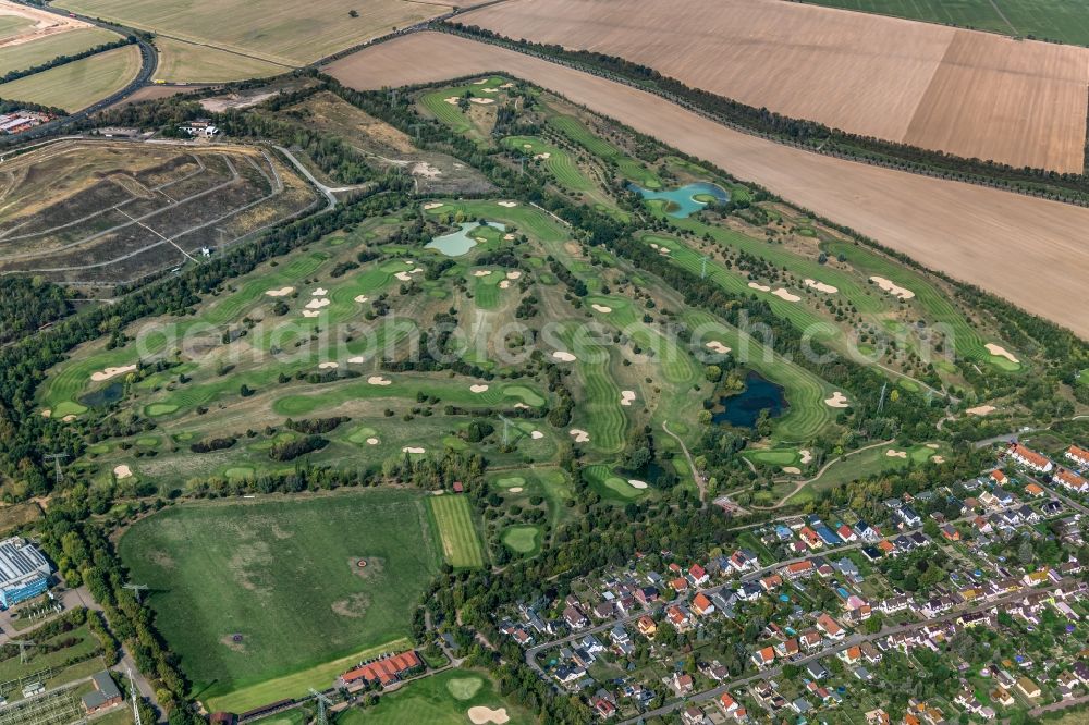 Aerial photograph Leipzig - Grounds of the Golf course at GolfPark Leipzig on Bergweg in the district Seehausen in Leipzig in the state Saxony, Germany