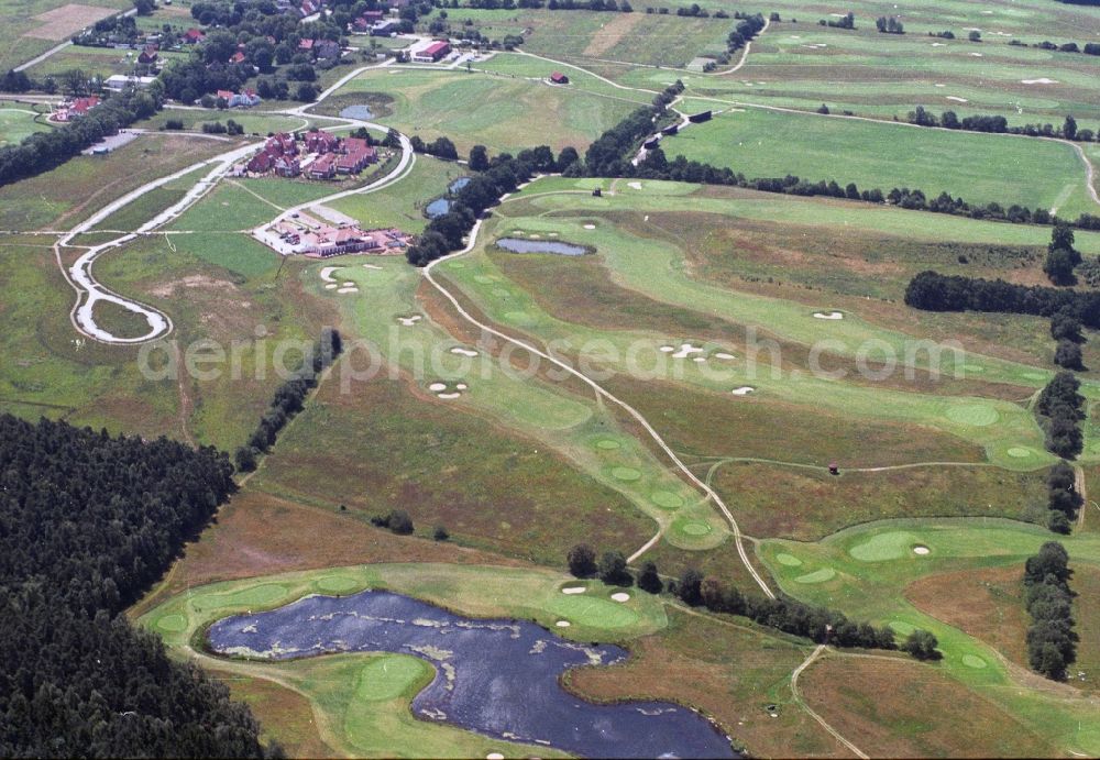 Aerial photograph Altlandsberg OT Wilkendorf - Golf Course in Wilkendorf in Altlandsberg in Brandenburg