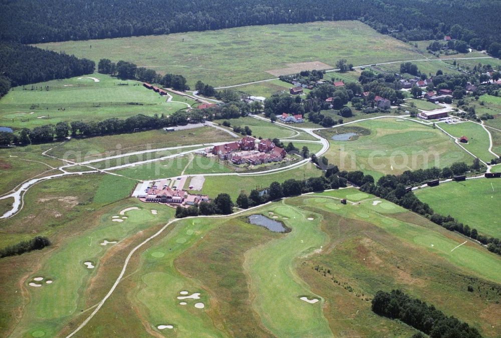 Altlandsberg OT Wilkendorf from above - Golf Course in Wilkendorf in Altlandsberg in Brandenburg