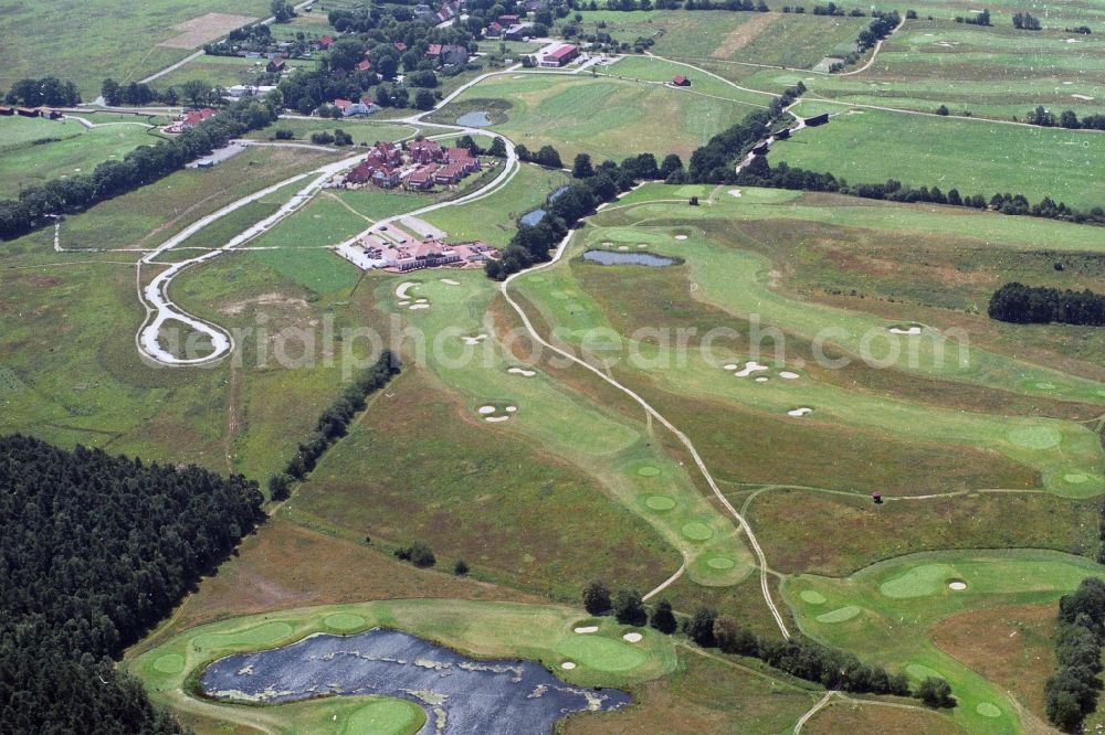 Altlandsberg OT Wilkendorf from the bird's eye view: Golf Course in Wilkendorf in Altlandsberg in Brandenburg