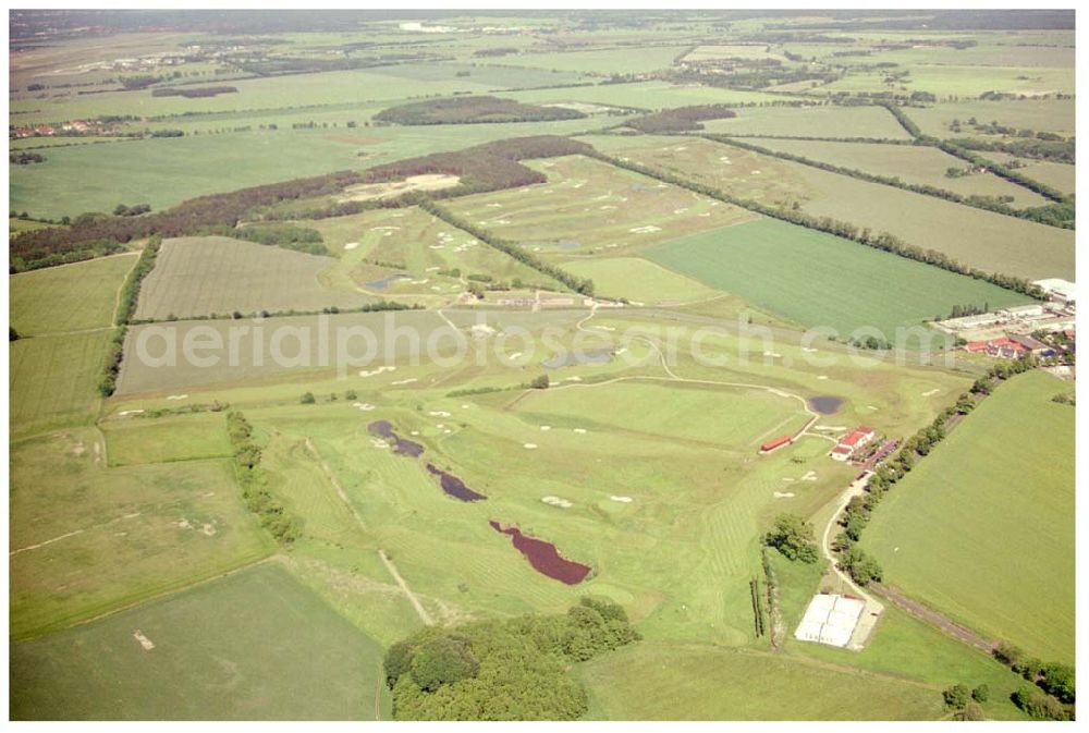 Aerial image Groß Kienitz / Brandenburg - 29.05.2004 Groß-Kienitz / BRB Golfcenter Groß Kienitz Verwaltungsgesellschaft mbH, Herr Markus Fränkle, Friedrichstraße 150, 10117 Berlin, Tel.: 20394043, Fax: 20394022