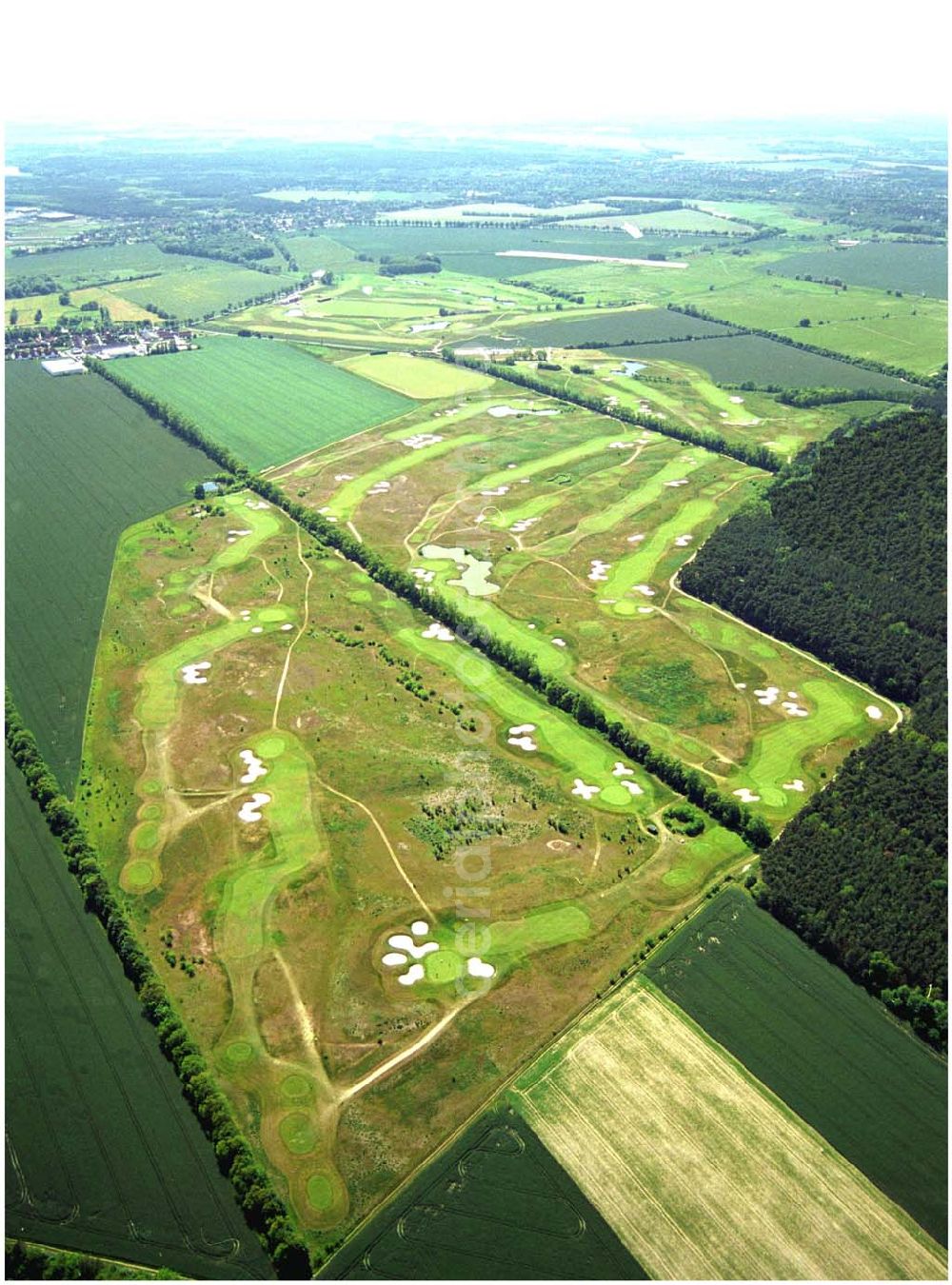 Aerial image Groß Kienitz - 29.05.2004 Groß-Kienitz/BRB Golfplatz Groß Kienitz (Retuschiert)