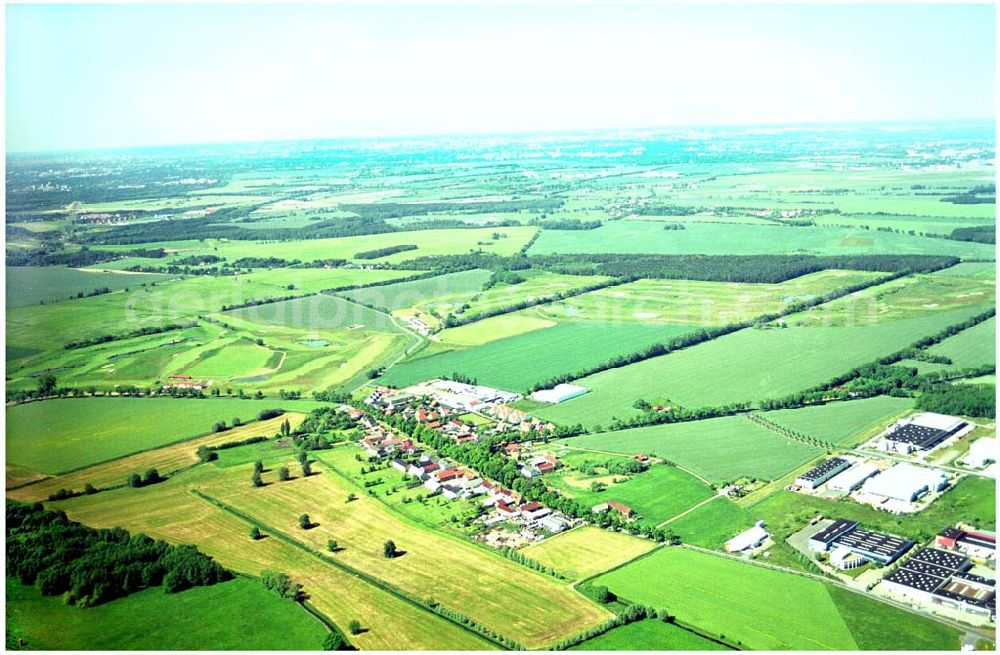 Groß Kienitz from above - 29.05.2004 Groß-Kienitz/BRB Golfplatz Groß Kienitz (Retuschiert)