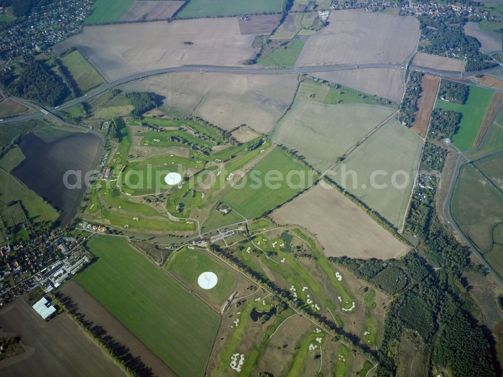 Aerial photograph Groß Kienitz - Grounds of the Golf course at der Golfcenter Gross Kienitz Verwaltungs GmbH in Gross Kienitz in the state Brandenburg