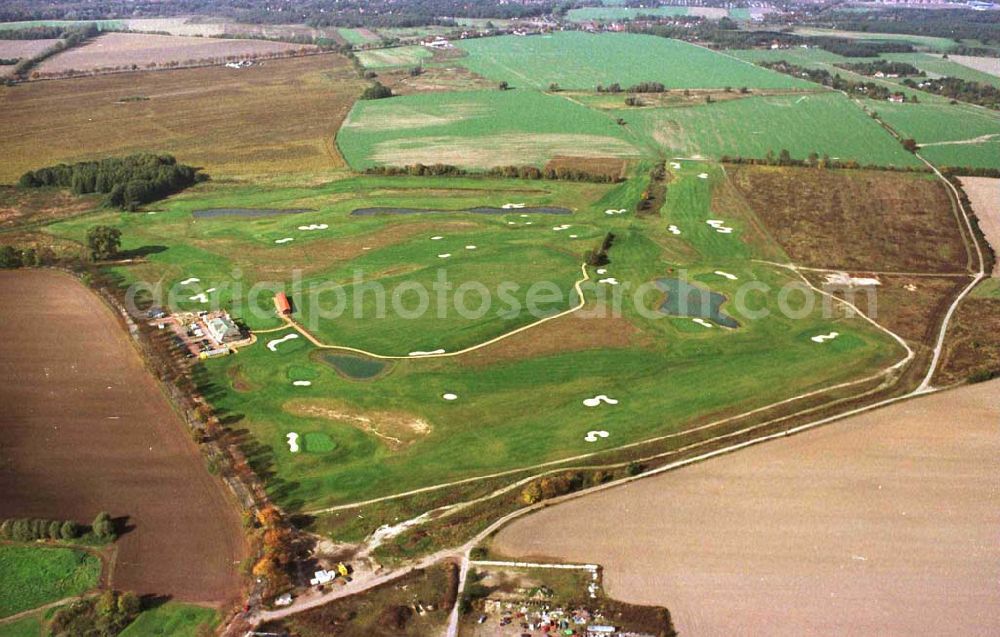 Aerial image Groß Kienitz / Brandenburg - Golfplatz in Groß Kienitz / Brandenburg.