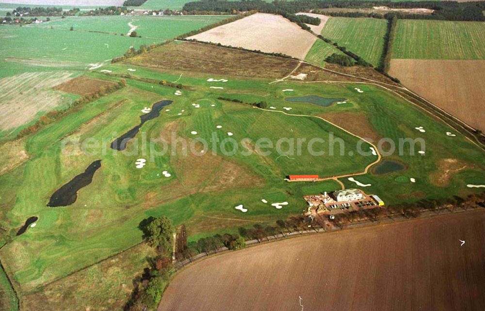 Groß Kienitz / Brandenburg from above - Golfplatz in Groß Kienitz / Brandenburg.