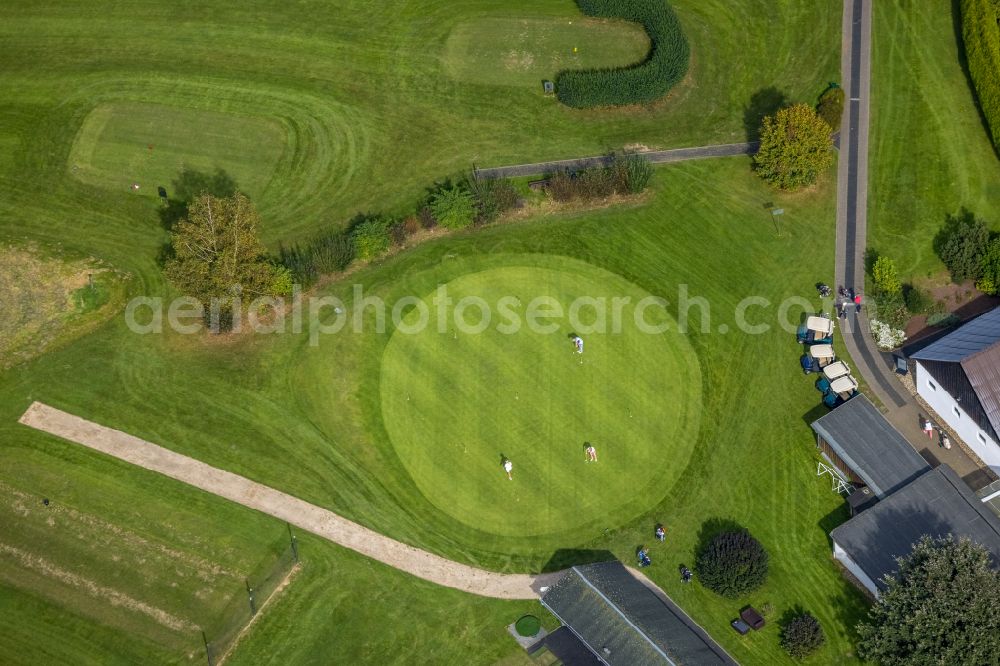 Heck from the bird's eye view: Grounds of the Golf course at Gut Berge on street Berkenberg in Heck in the state North Rhine-Westphalia, Germany