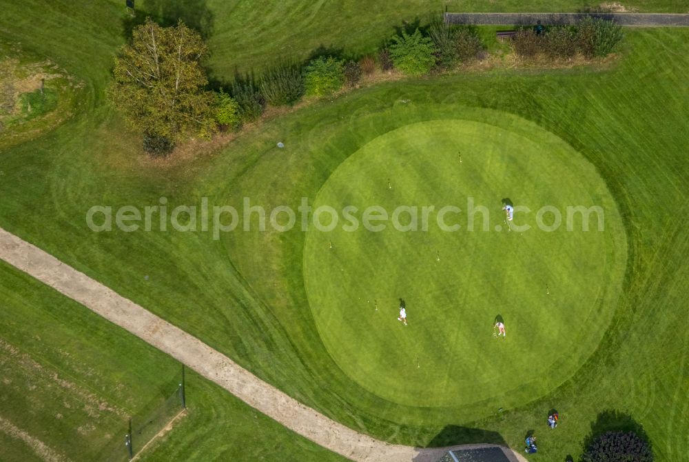 Aerial image Heck - Grounds of the Golf course at Gut Berge on street Berkenberg in Heck in the state North Rhine-Westphalia, Germany