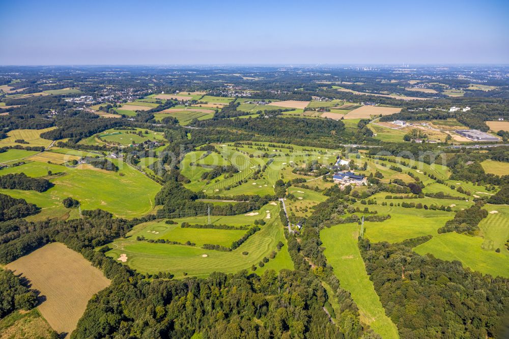 Heck from the bird's eye view: Grounds of the Golf course at Gut Berge on street Berkenberg in Heck in the state North Rhine-Westphalia, Germany