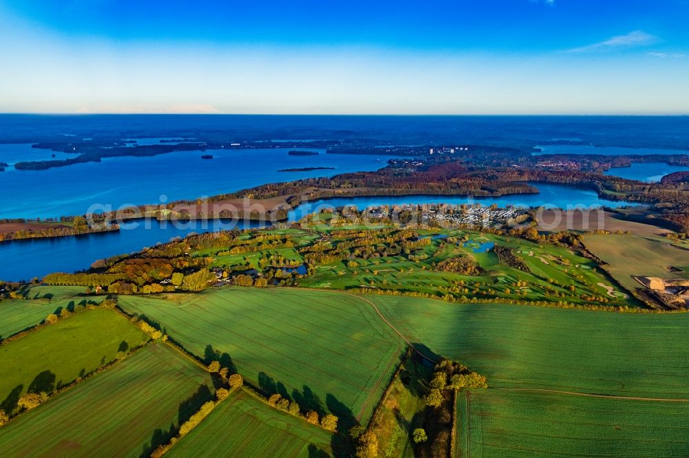 Aerial image Bösdorf - Grounds of the Golf course at Gut Waldshagen in Boesdorf in the state Schleswig-Holstein, Germany