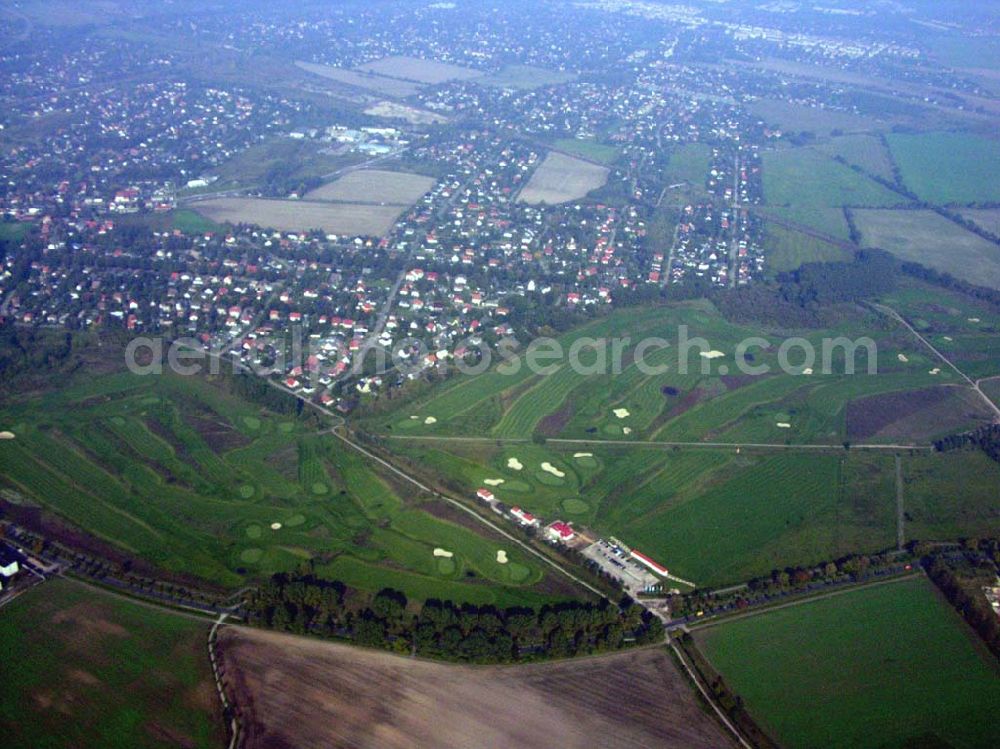 Aerial image Berlin-Hohenschönhausen - Golfplatz Hohenschönhausen