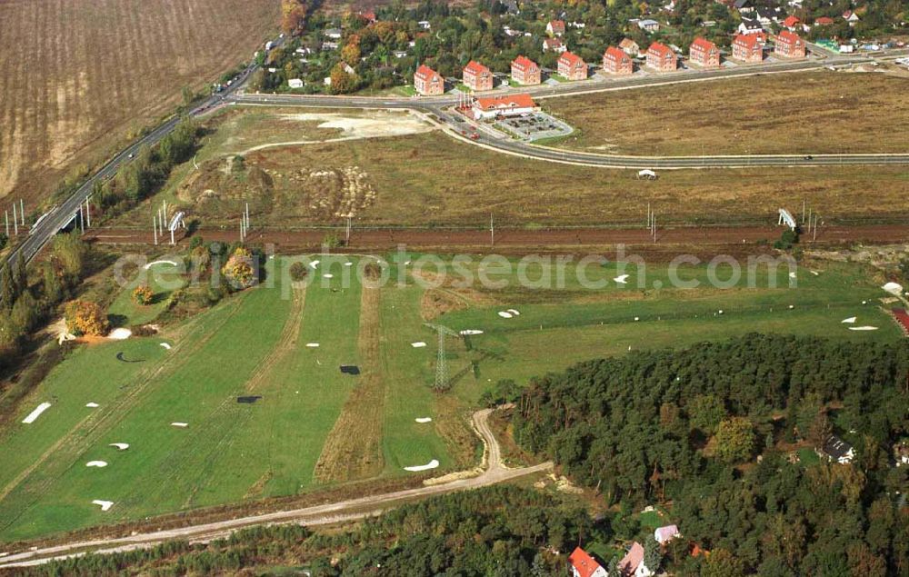 Mahlow / Brandenburg from above - Golfplatz Mahlow