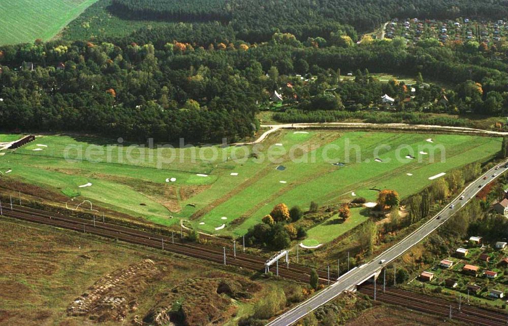 Aerial image Mahlow / Brandenburg - Golfplatz Mahlow