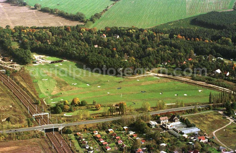 Mahlow / Brandenburg from above - Golfplatz Mahlow