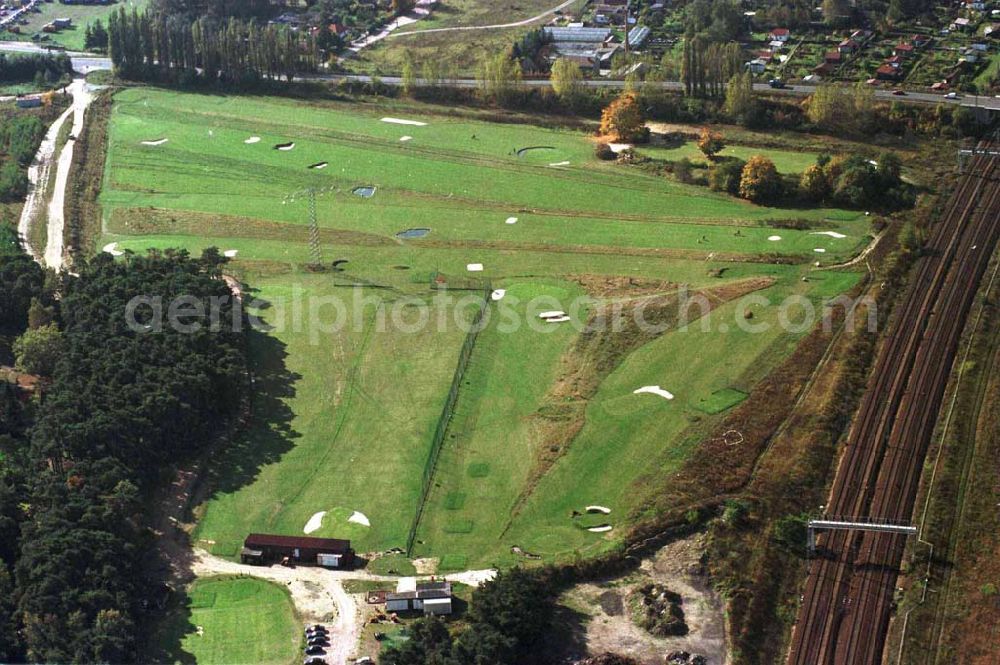 Mahlow / Brandenburg from the bird's eye view: Golfplatz Mahlow