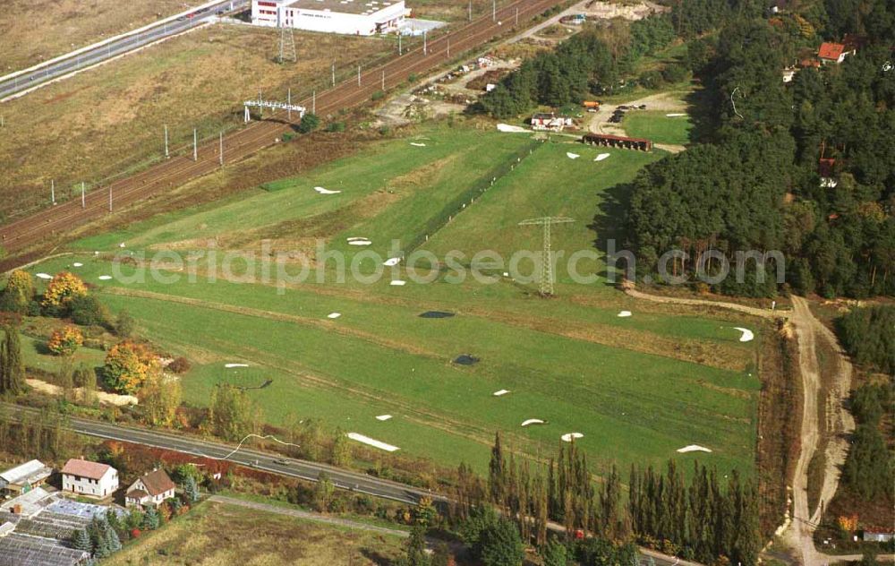 Aerial image Mahlow / Brandenburg - Golfplatz Mahlow