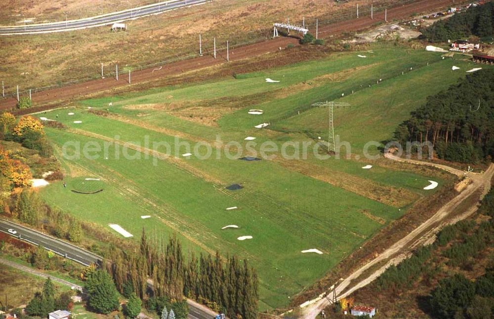 Mahlow / Brandenburg from above - Golfplatz Mahlow