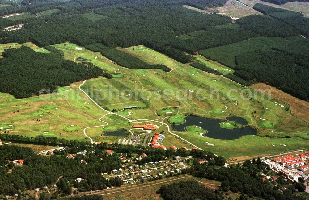 Aerial photograph Motzen - Golfplatz Motzen / Brandenburg