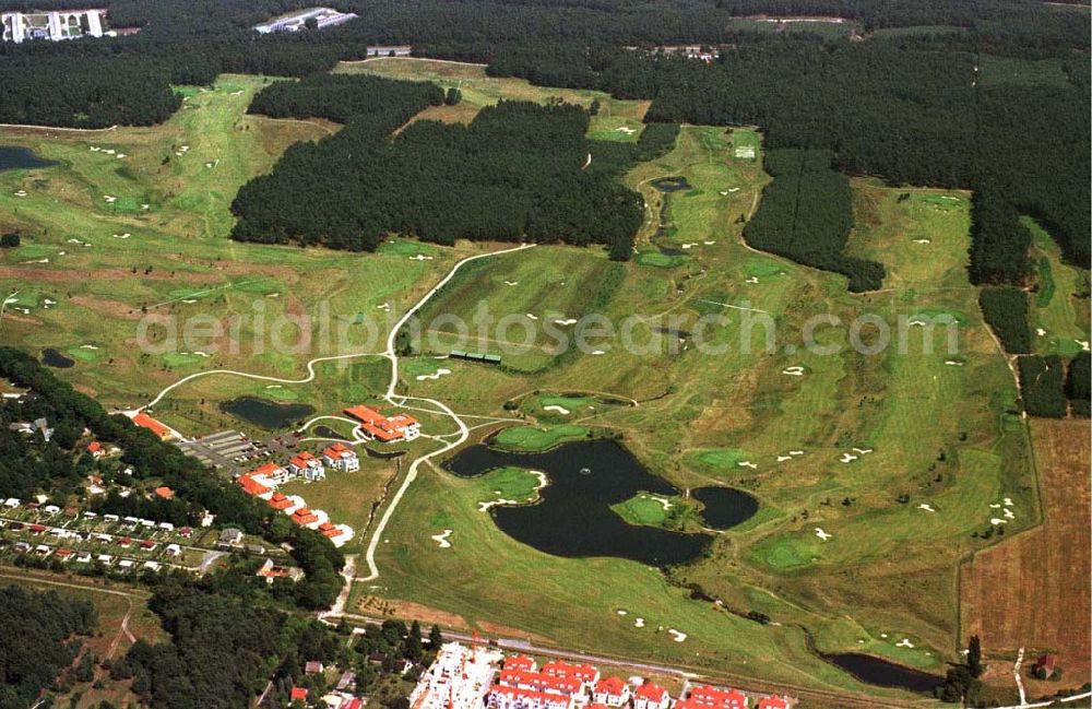 Motzen from the bird's eye view: Golfplatz Motzen / Brandenburg