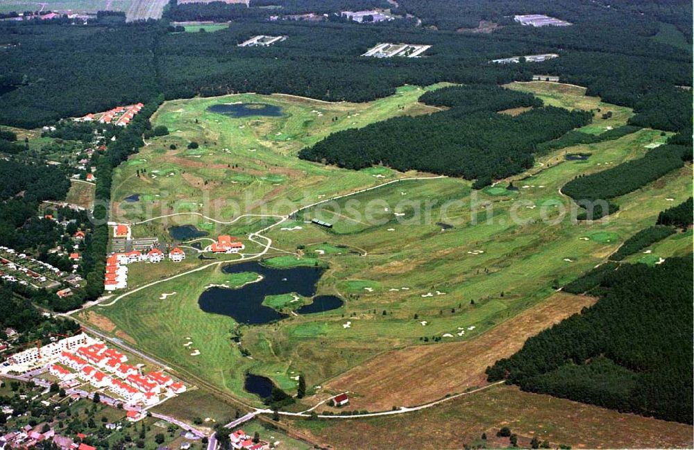 Aerial image Motzen - Golfplatz Motzen / Brandenburg