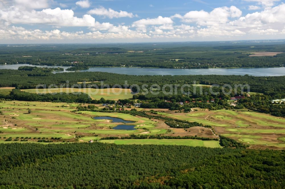 Aerial image Bad Saarow - Grounds of the Golf course Stan Eby Golfplatz destrict Silberberg in Bad Saarow in the state Brandenburg