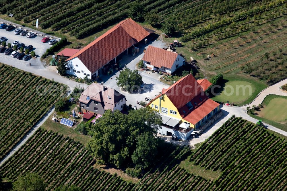 Talheim from the bird's eye view: Grounds of the Golf course at of public Golf Talheimer Hof GmbH & Co KG at Talheimer Hof in Talheim in the state Baden-Wurttemberg, Germany