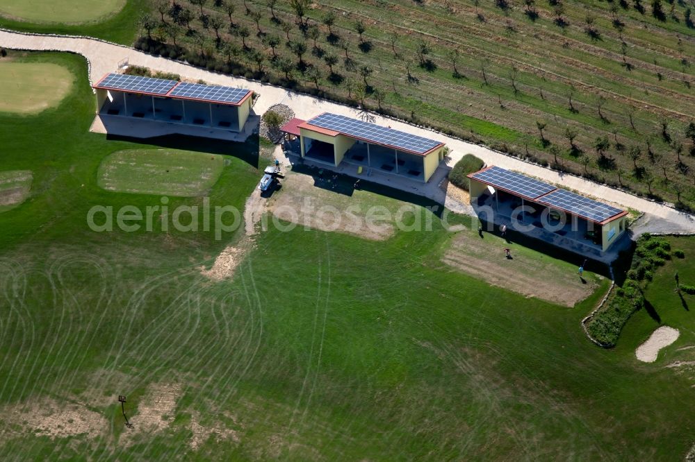 Aerial image Talheim - Grounds of the Golf course at of public Golf Talheimer Hof GmbH & Co KG at Talheimer Hof in Talheim in the state Baden-Wurttemberg, Germany