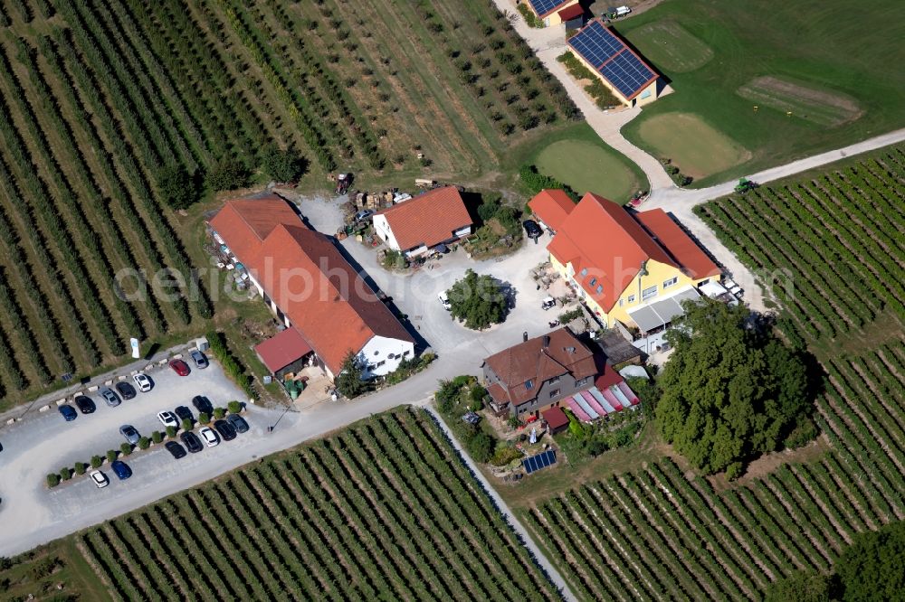 Aerial image Talheim - Grounds of the Golf course at of public Golf Talheimer Hof GmbH & Co KG at Talheimer Hof in Talheim in the state Baden-Wurttemberg, Germany