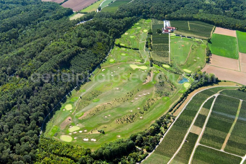 Aerial photograph Talheim - Grounds of the Golf course at of public Golf Talheimer Hof GmbH & Co KG at Talheimer Hof in Talheim in the state Baden-Wurttemberg, Germany