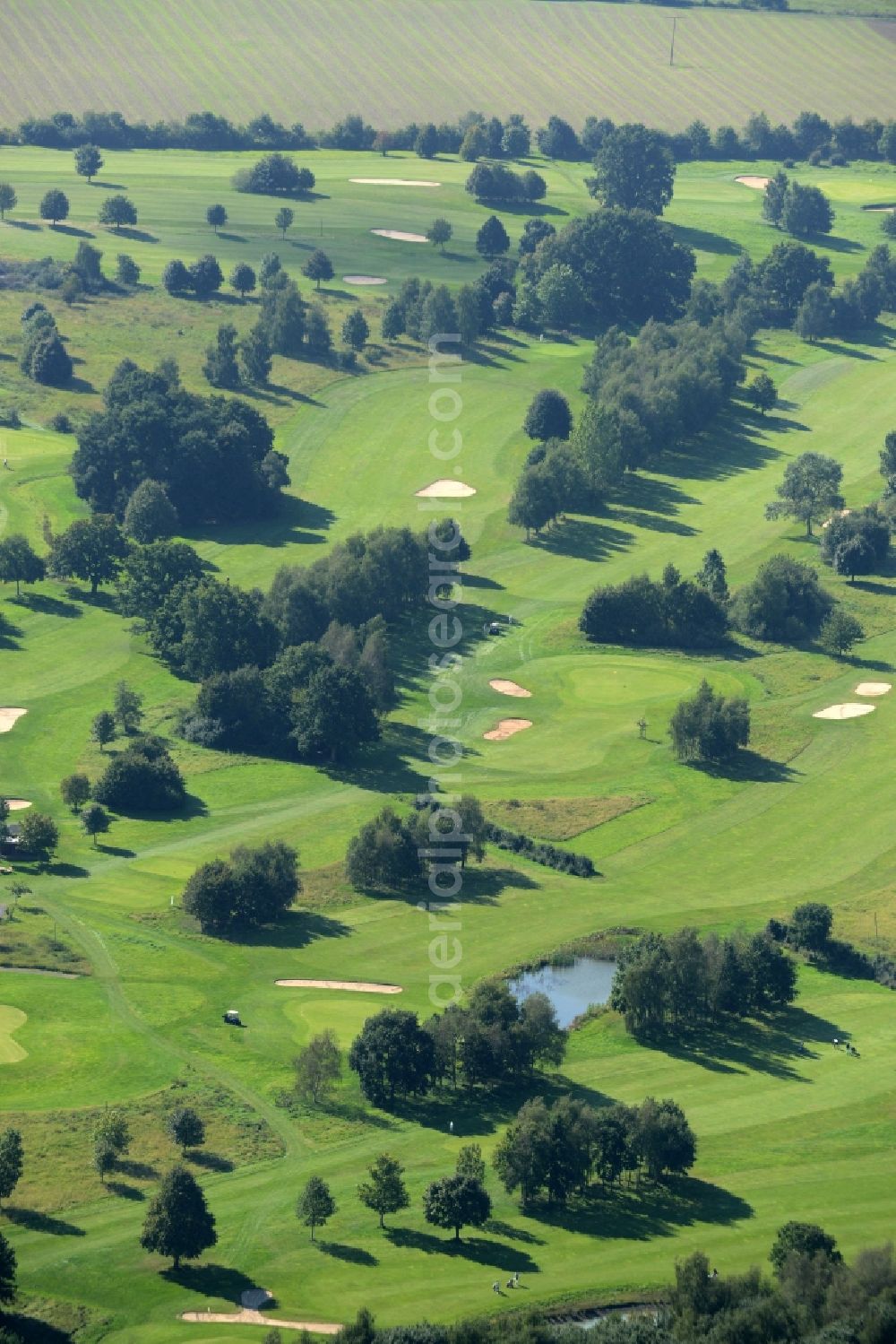 Aerial image Rehburg-Loccum - Grounds of the Golf course of Golf-Club Rehburg Loccum e.V. in Rehburg-Loccum in the state Lower Saxony