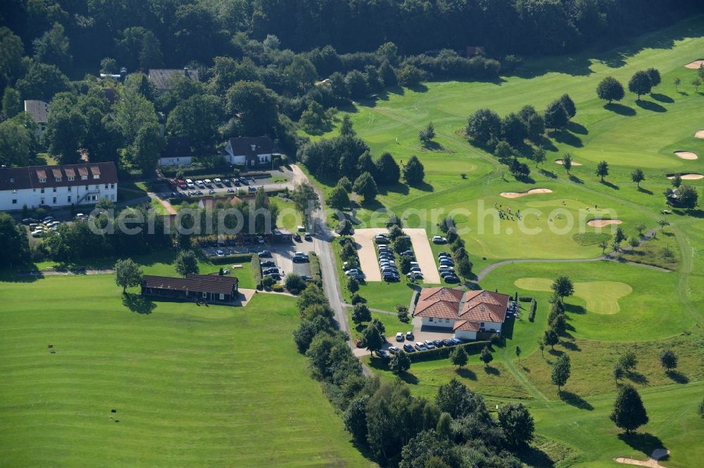 Aerial photograph Rehburg-Loccum - Grounds of the Golf course of Golf-Club Rehburg Loccum e.V. in Rehburg-Loccum in the state Lower Saxony