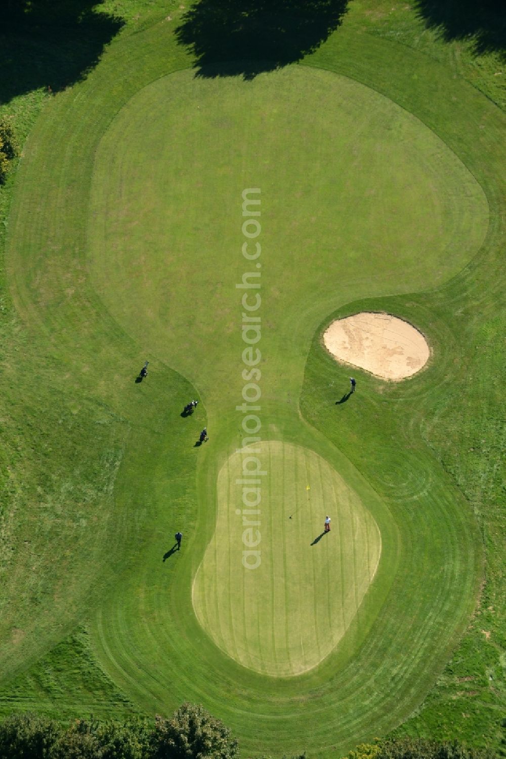 Rehburg-Loccum from above - Grounds of the Golf course of Golf-Club Rehburg Loccum e.V. in Rehburg-Loccum in the state Lower Saxony