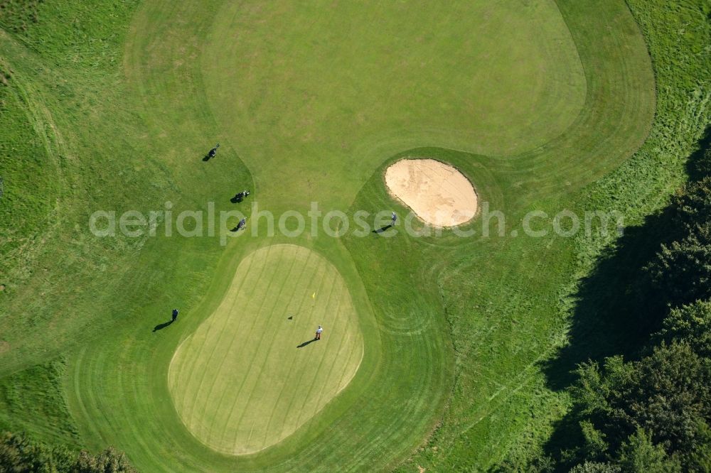 Rehburg-Loccum from the bird's eye view: Grounds of the Golf course of Golf-Club Rehburg Loccum e.V. in Rehburg-Loccum in the state Lower Saxony