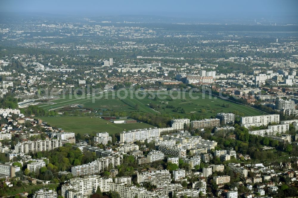 Aerial photograph Rueil-Malmaison - Grounds of the Golf course at Paris Country Club on Rue du Lieutenant Colonel de Montbrison in Rueil-Malmaison in Ile-de-France, France