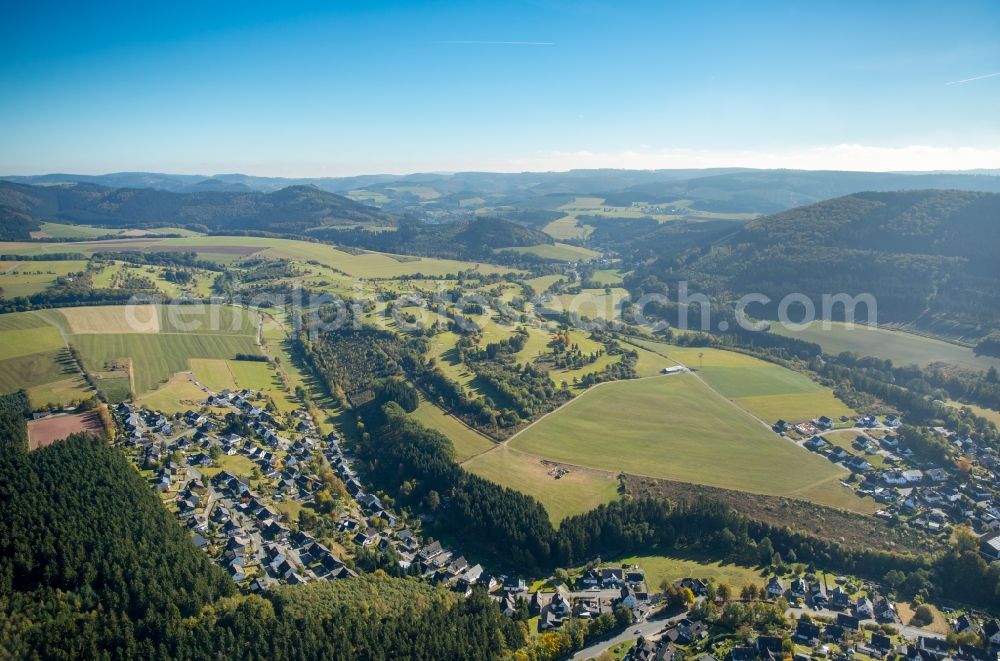 Aerial image Schmallenberg - Grounds of the golf club Schmallenberg in Schmallenberg in the state North Rhine-Westphalia