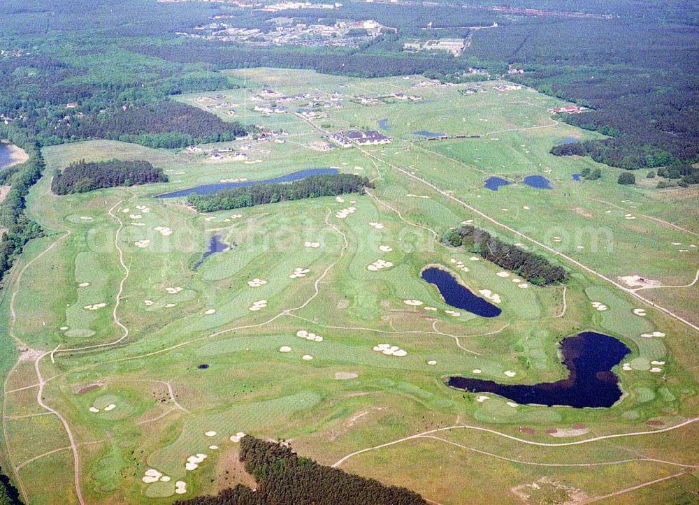 Aerial image Seddin - Golfplatz am Seddiner See.